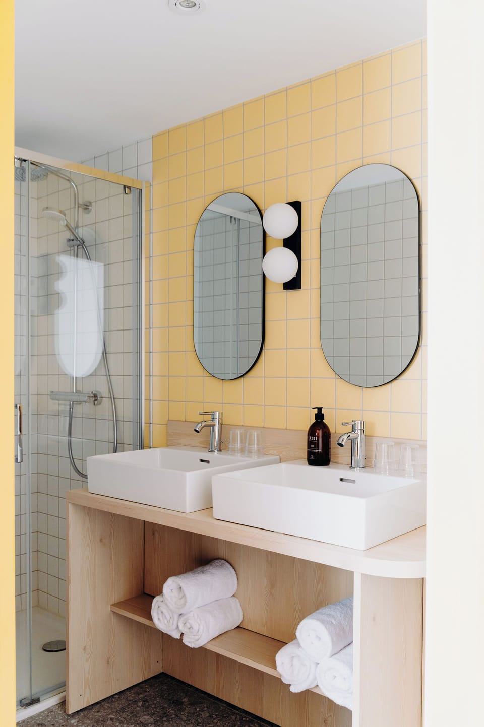 Family Suite, Mountainside | Bathroom | Shower, hair dryer, towels
