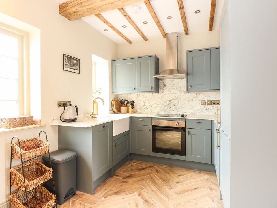 Fridge, dishwasher, electric kettle, toaster