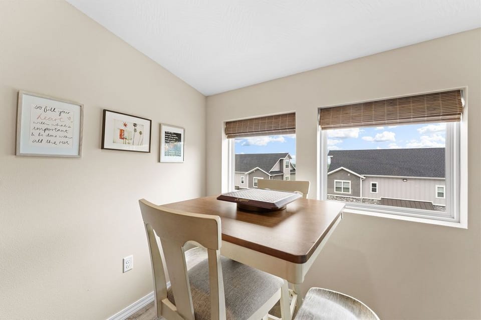Game table for 4 in loft area
