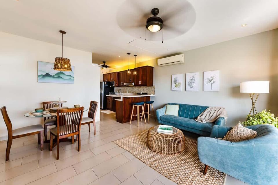 Full view Dining and Living Room Area.