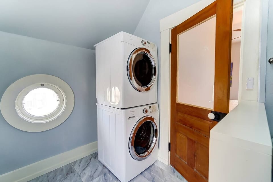 Washer/Dryer provided in the bathroom off the master bedroom on the 2nd floor