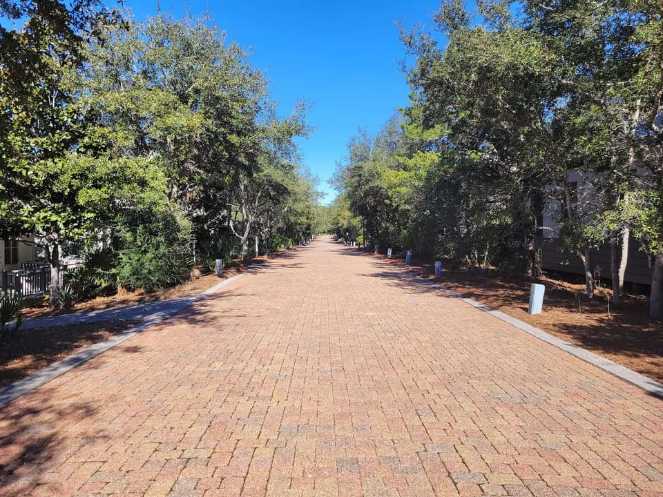 Streets in Magnolia Cottages are Quiet and Tree-lined