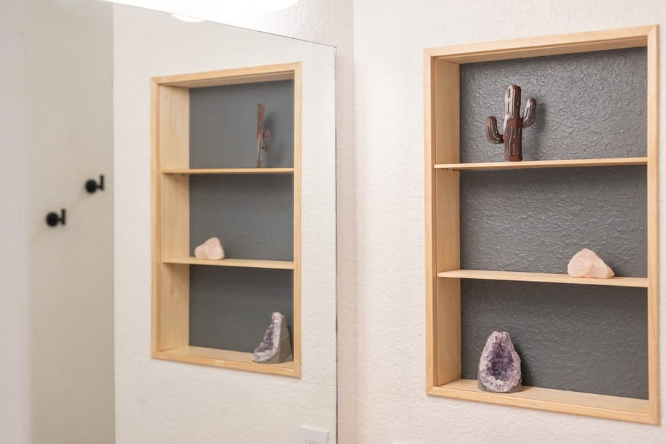 We support local artists and shops as much as possible for our decor