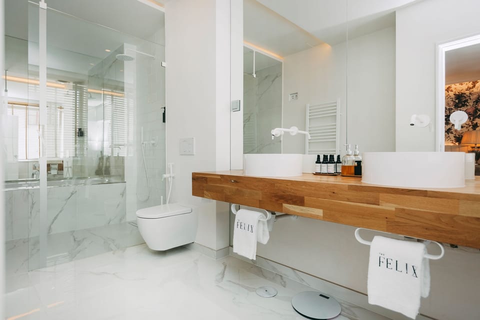 Premium Double or Twin Room | Bathroom | Free toiletries, hair dryer, towels