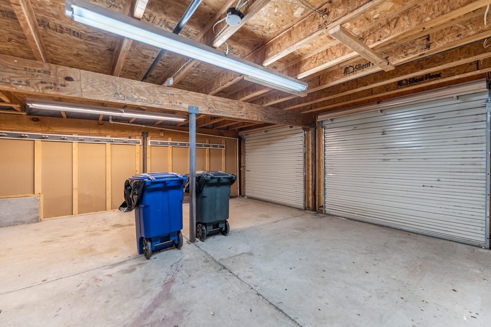 Private two car garage.