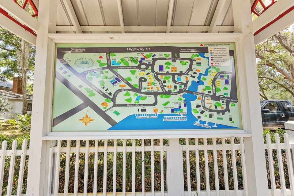 Map of Steinhatchee Landings