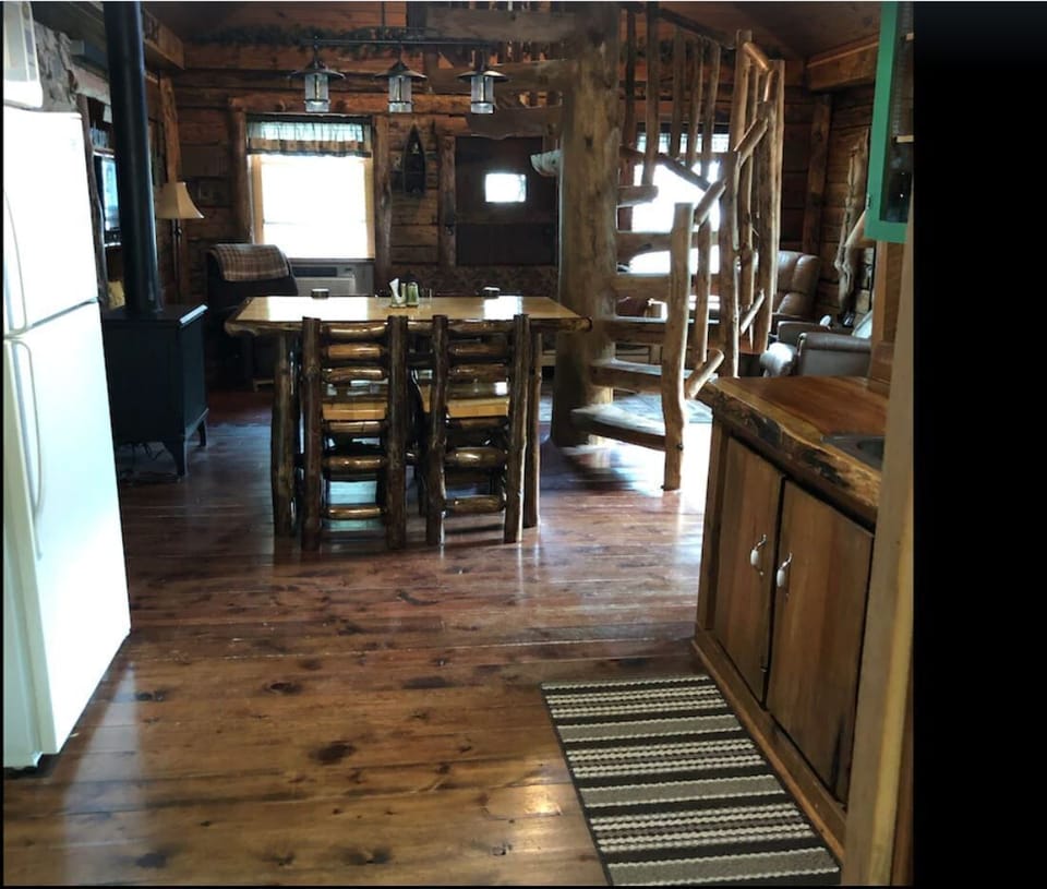 View into great room from kitchen