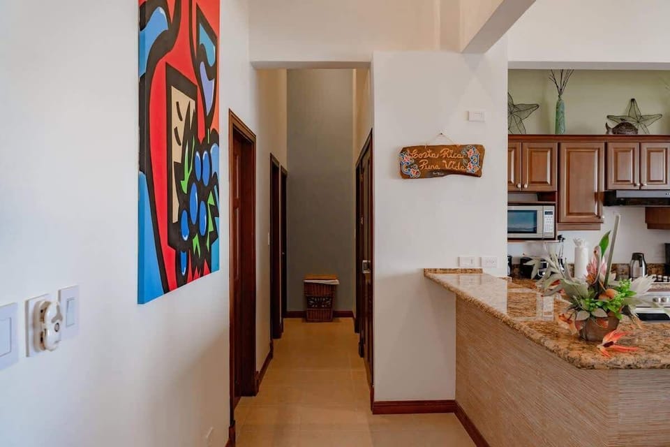 Kitchen Area and hallway.