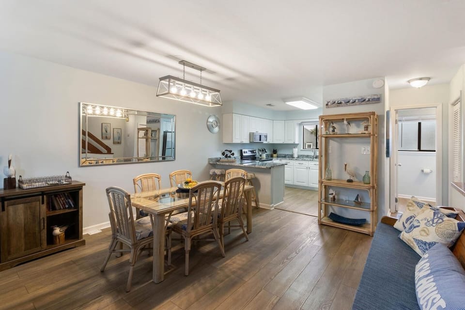 Gather the whole group in here — board games, movie night, or just talking over the day.
