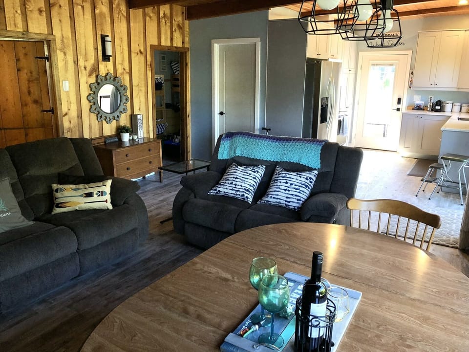 Spacious living area to read, nap or watch your favorite show