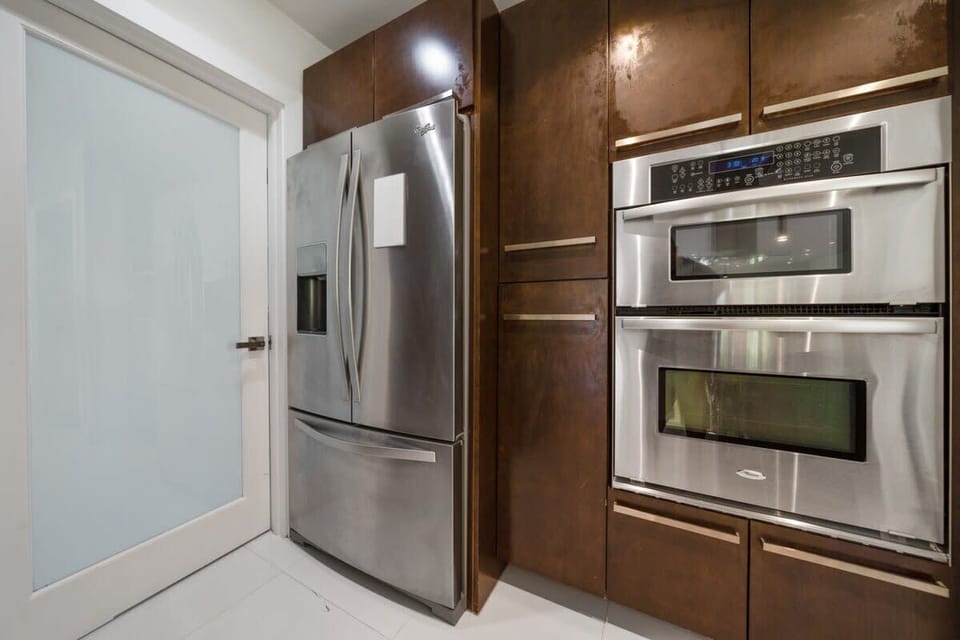Our kitchen is a chef's dream, featuring state-of-the-art appliances and a spacious layout for culinary adventures.