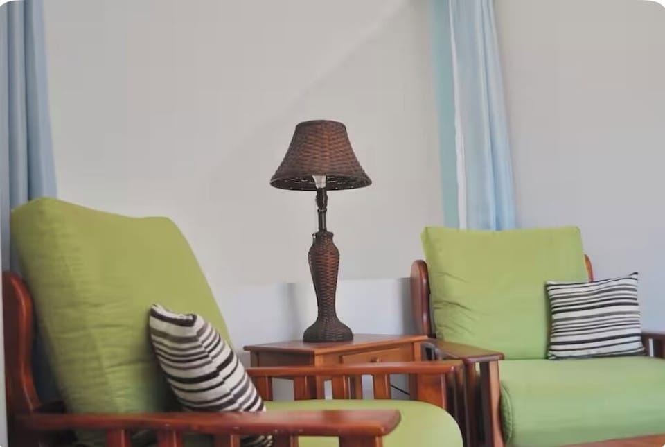 Upstairs sitting nook offers privacy and comfort