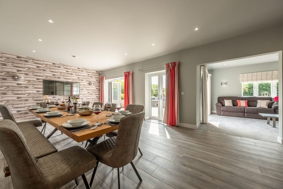 Ground floor: From the dining area to the sitting room