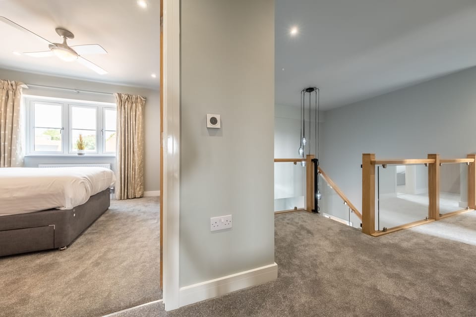 First floor: Arriving on the landing and entering bedroom two