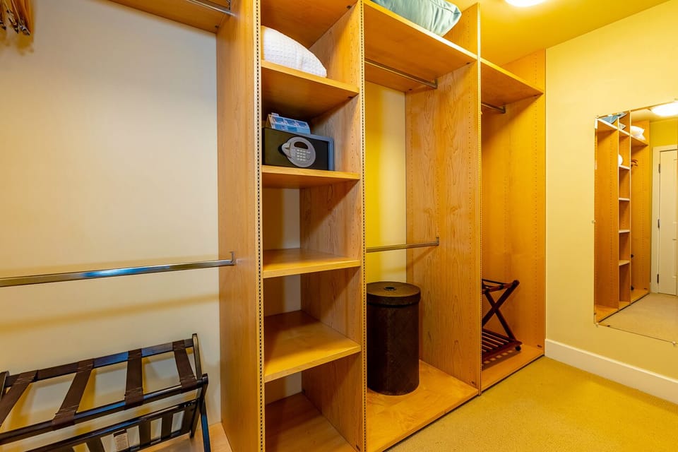 Large closet off the primary bathroom. 