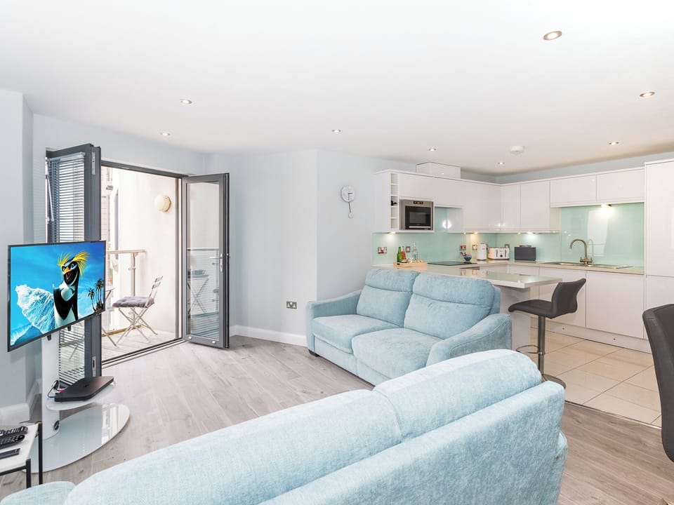 Open plan living space | Apartment 19, Newquay
