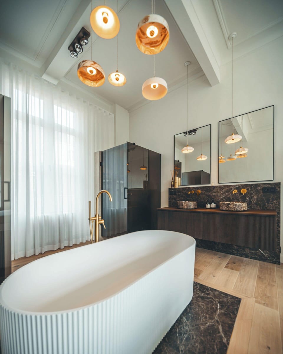 Deluxe Double Room | Bathroom | Shower, hair dryer, towels