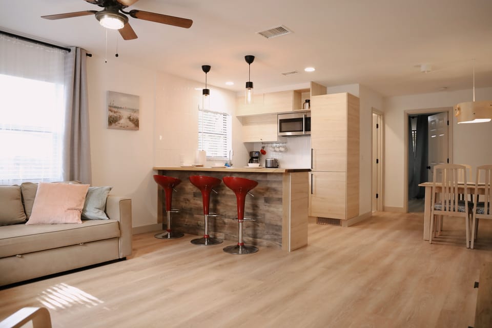 Kitchen and dining area 