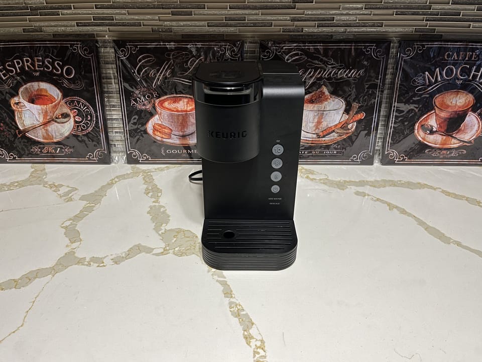 Keurig coffee maker with K-cups