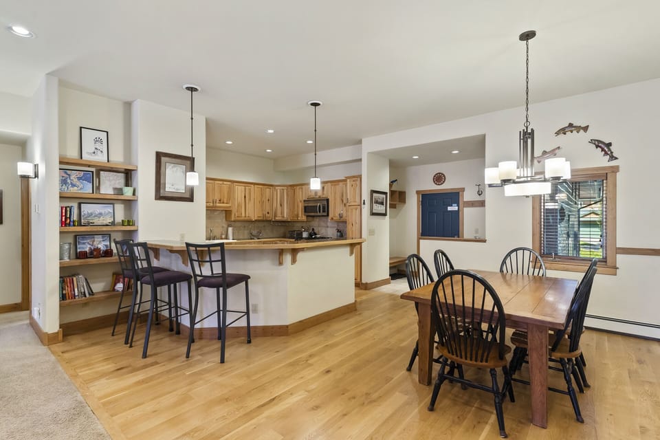 Open Dining Area and Kitchen