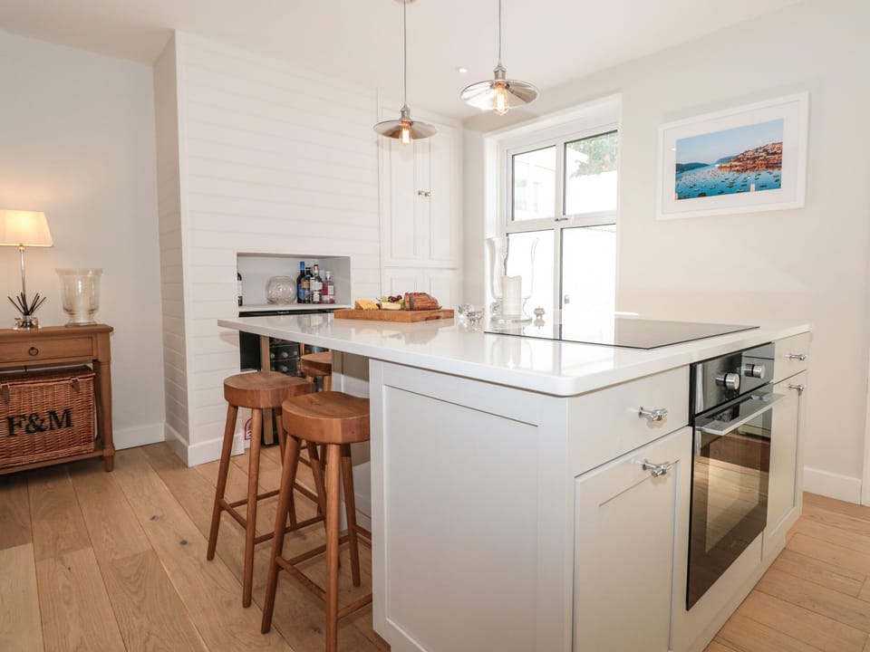 Fridge, dishwasher, electric kettle, toaster