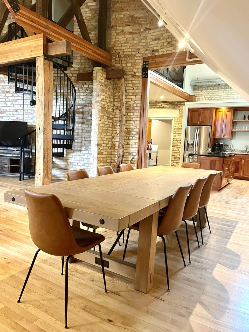 Large dining table