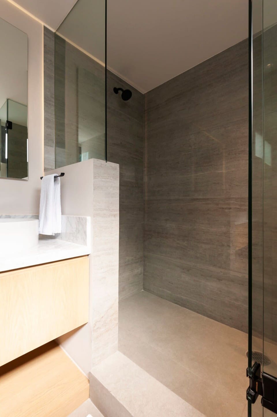Large shower