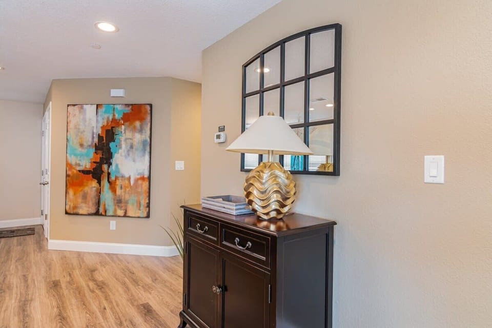 The entry hints of the special touches you will find throughout!