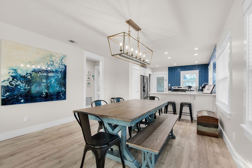 Totally renovated kitchen and dining area!