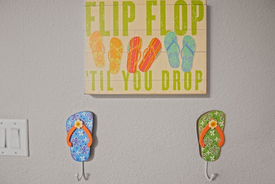 Main bath towel hangers
