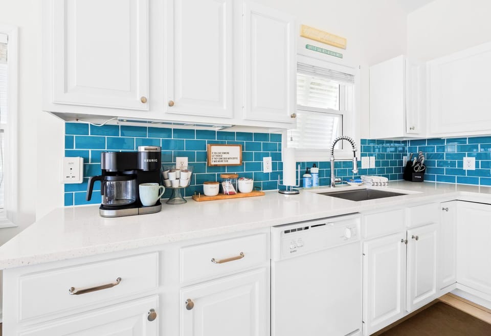 Fully stocked kitchen
