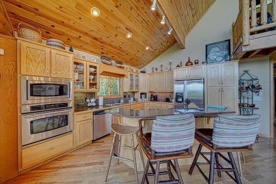 Fully stocked kitchen with everything you need to make meals at home