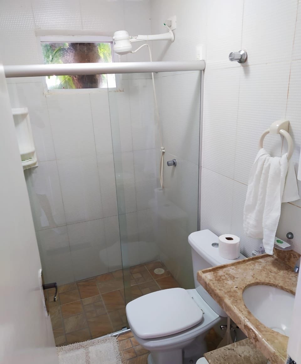 Shower, towels, soap