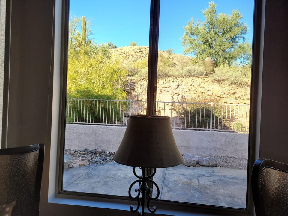 View from master bedroom