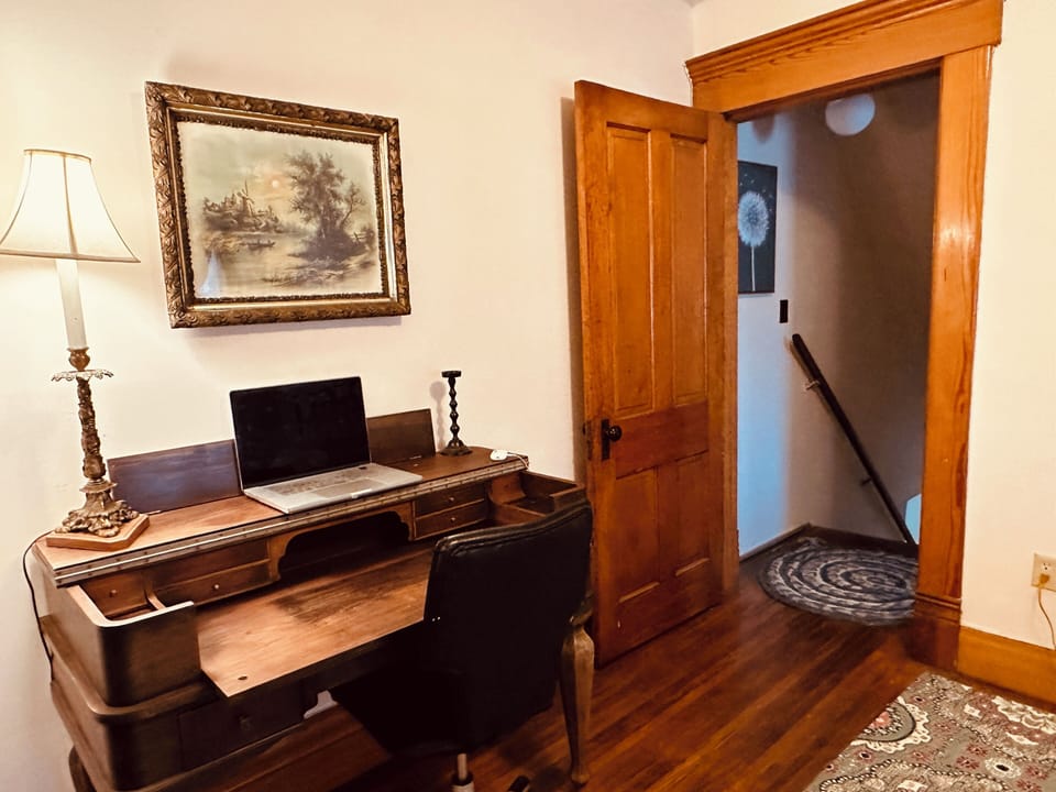Bedroom 2 also has a great writing desk.