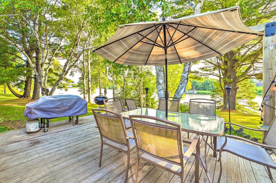 Furnished Deck | Charcoal Provided for Grill