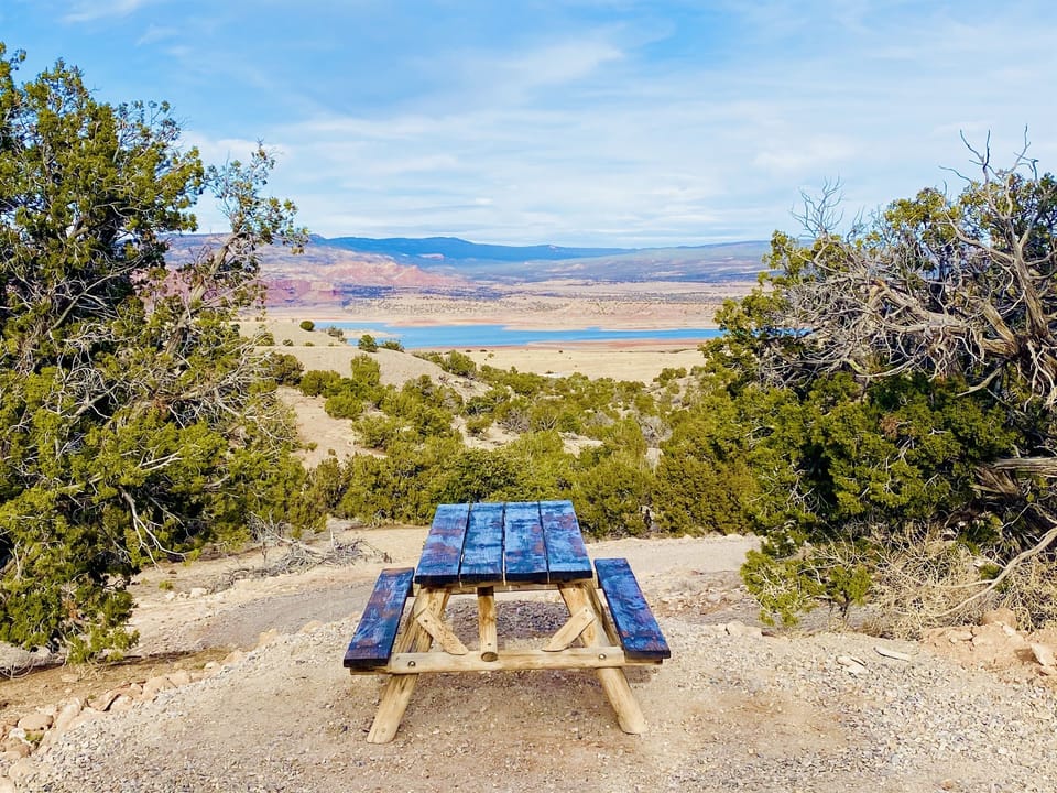 Enjoy the picnic and bbq area with incredible views.