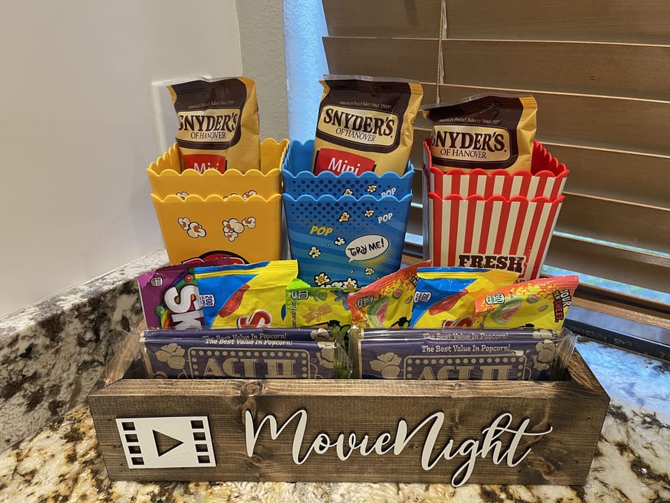 Who’s ready for a movie night?! 