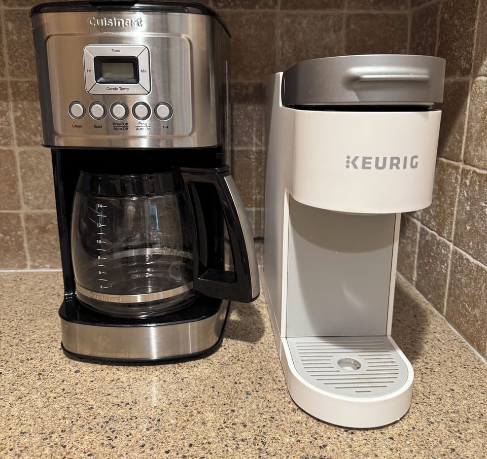 Cuisinart coffee maker and Keurig
