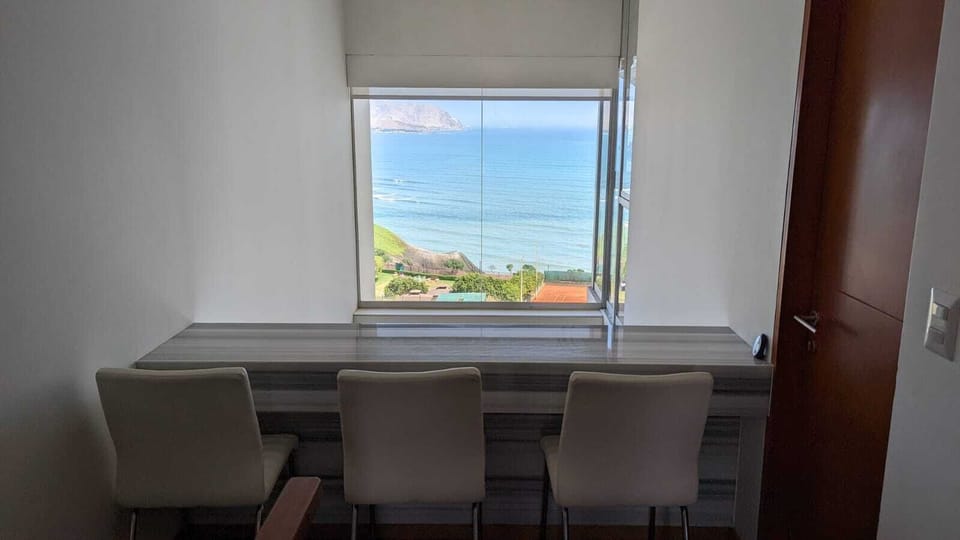 loft seating with ocean views 