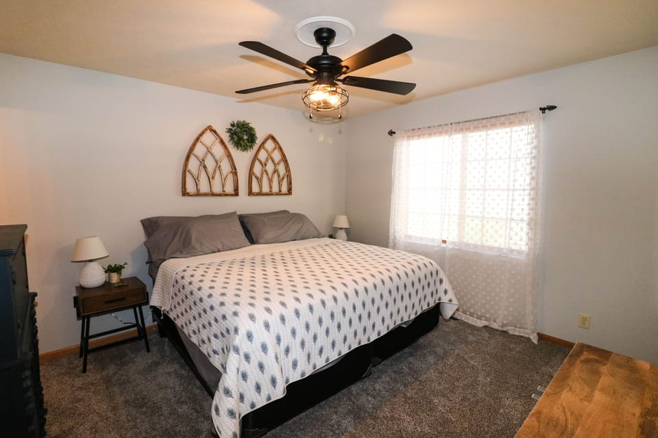 Master bedroom on Main Level
