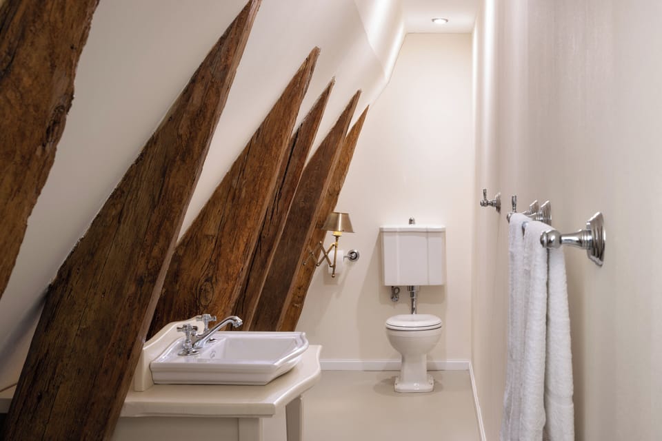 Hair dryer, towels