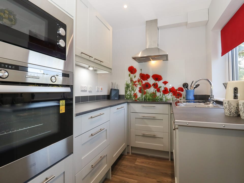 Fridge, dishwasher, electric kettle, toaster