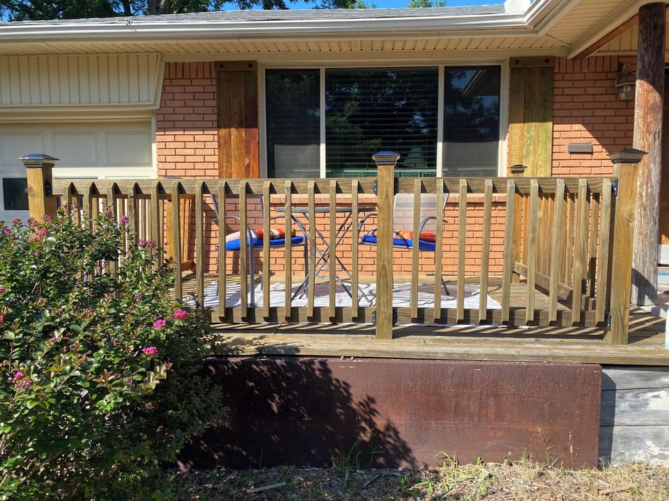 Front deck