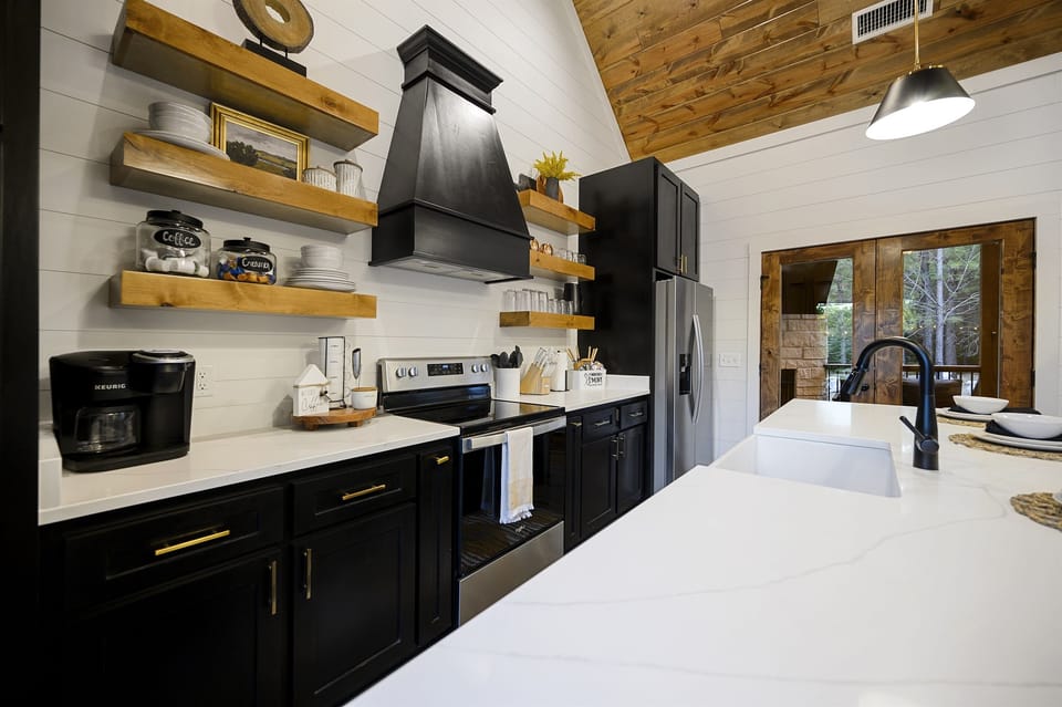 spacious counterspace to prepare delicious meals