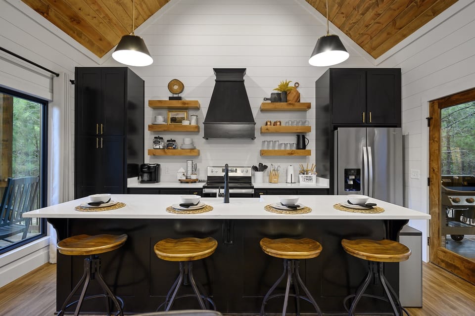 fully stocked kitchen