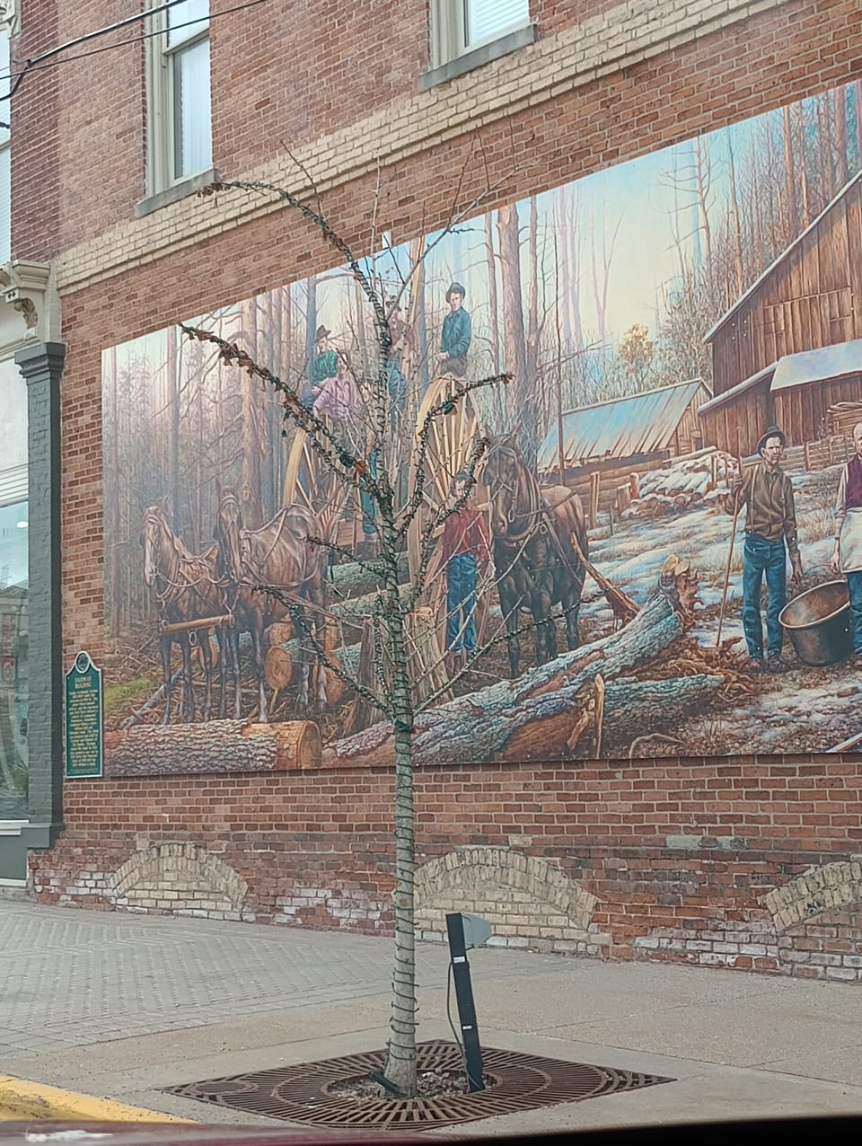 Big rapids Downtown Artwork.