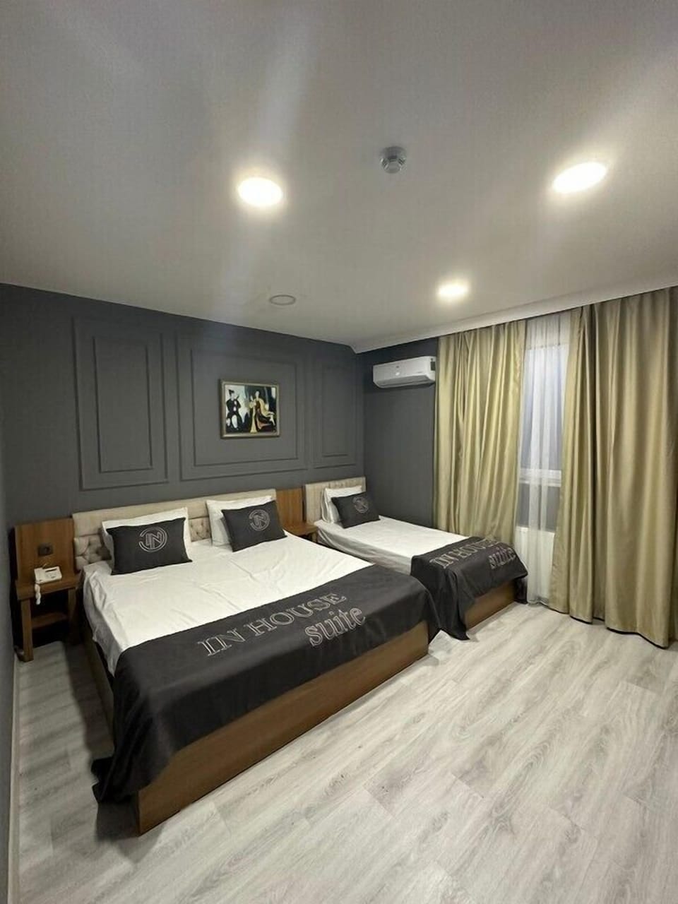 Family Triple Room, Multiple Beds | Premium bedding, minibar, desk, free WiFi