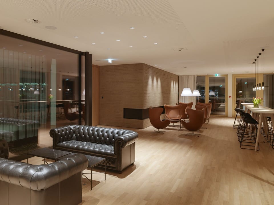 Lobby sitting area