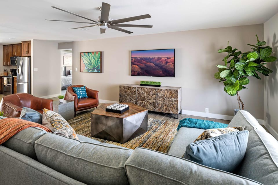 Comfortable living room space.